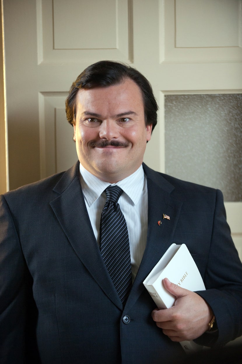 Jack Black in the 2011 Richard Linklater film "Bernie," based on a Texas Monthly story by...