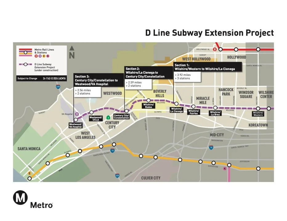 Metro D Line extension project reaches construction milestone