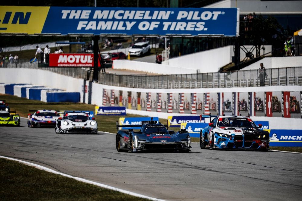 #40 Cadillac Wayne Taylor Racing Cadillac V- Series.R: Jordan Taylor, Louis Deletraz, Norman Nato, #1 Paul Miller Racing BMW M4 GT3 EVO: Madison Snow, Neil Verhagen, Connor De Phillippi