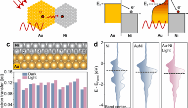 Light-induced pressurization effect in Au–Ni heterostructures for plasmonic photocatalysis