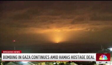 Bombing in Gaza continues amid Hamas Israeli hostage deal – NBC Los Angeles