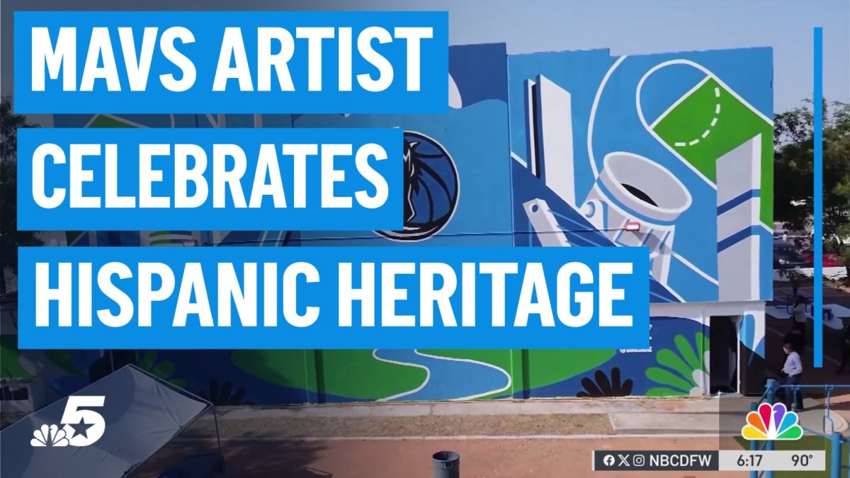 Dallas Mavericks artist celebrates Hispanic heritage – NBC 5 Dallas-Fort Worth