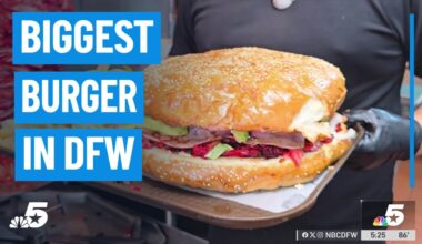 North Texas restaurant claim biggest burger in DFW – NBC 5 Dallas-Fort Worth