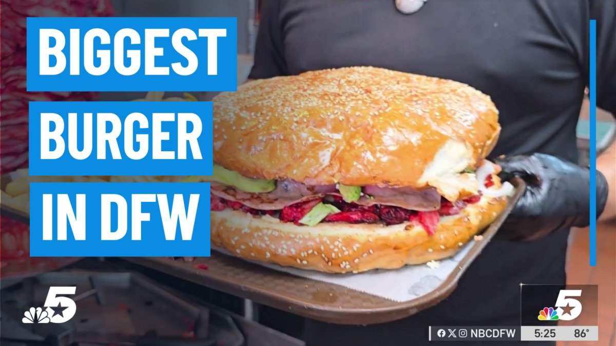 North Texas restaurant claim biggest burger in DFW – NBC 5 Dallas-Fort Worth