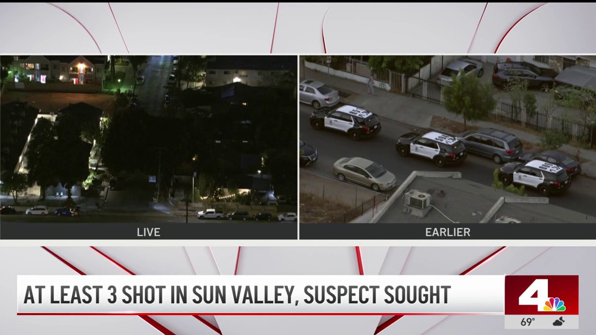 Three teens hospitalized after shooting in Sun Valley – NBC Los Angeles