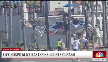Five hospitalized after helicopter crash in Huntington Beach – NBC Los Angeles