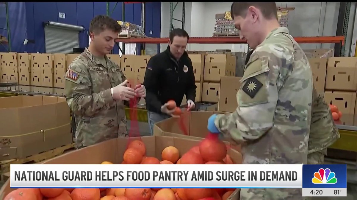 National Guard troops help food pantries amid surging demand – NBC Los Angeles