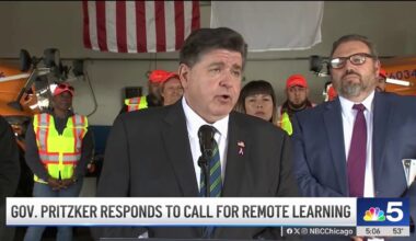 Gov. Pritzker responds to calls for remote learning in Chicago – NBC Chicago