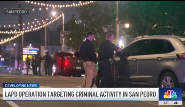 LAPD operation targeting criminal activity in San Pedro – NBC Los Angeles