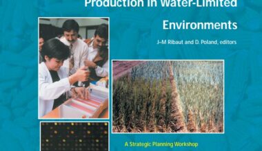 Molecular approaches for the genetic improvement of cereals for stable production in water-limited environments