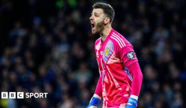 Scotland goalkeeper Angus Gunn