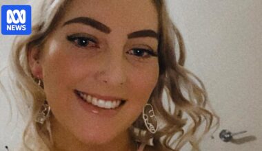 Hannah McGuire's killer Lachlan Young stares blankly during minute's silence in the Supreme Court