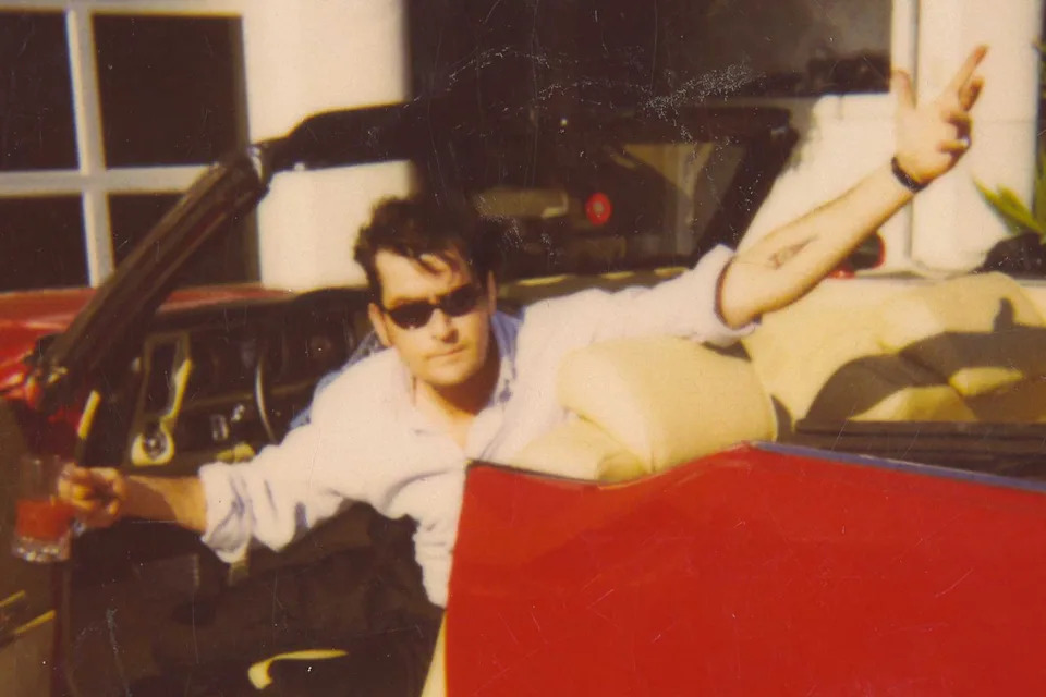 Courtesy of Netflix Archival shot of Charlie Sheen from 'aka Charlie Sheen'