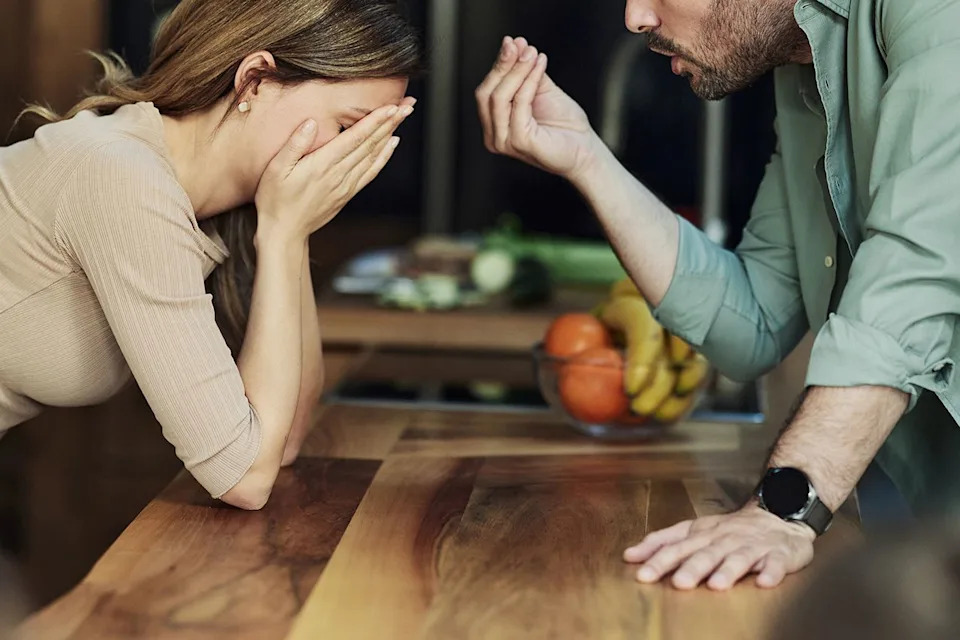 Getty Images Stock image of a couple in an argument