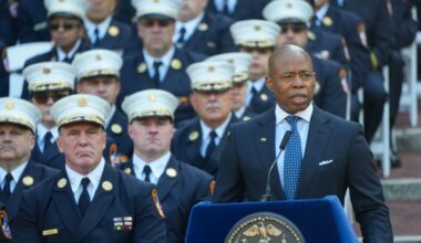 Mayor Adams missing FDNY memorial ceremony for first time due to Albania trip, sparking criticism
