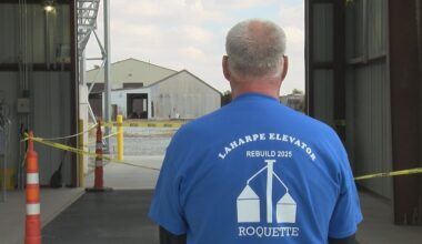 La Harpe farmers celebrate completion of Roquette grain elevator rebuild