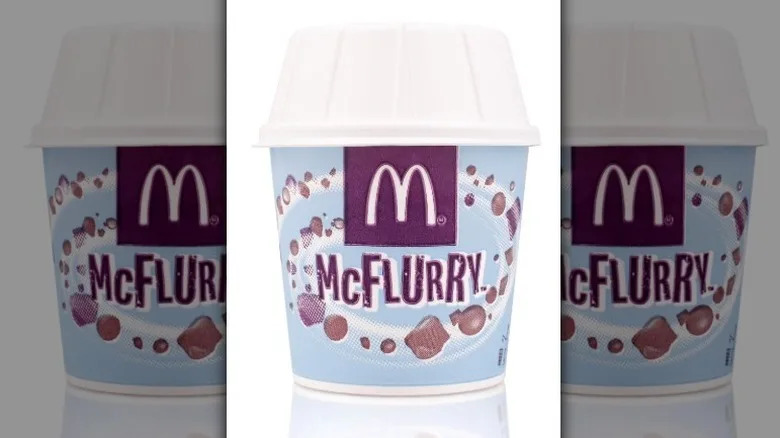 Mcdonald's McFlurry cup