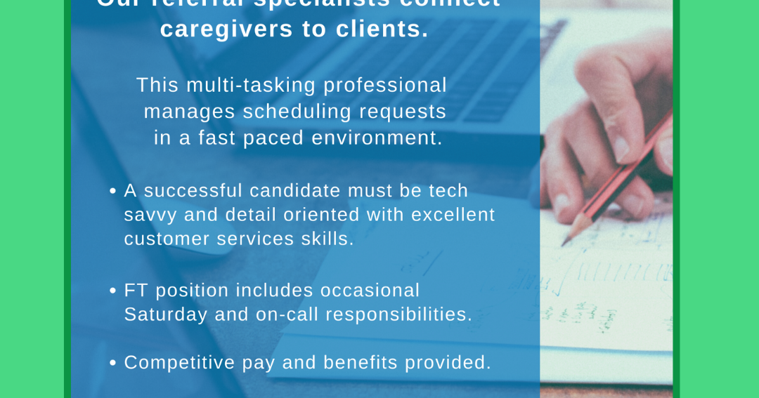 Now Hiring! FT Referral Specialist | Other