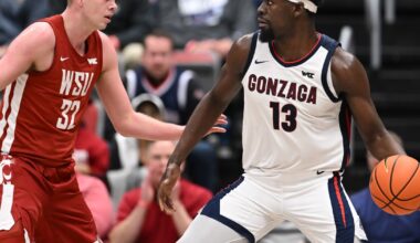 Gonzaga to appear on national networks 17 times during regular season