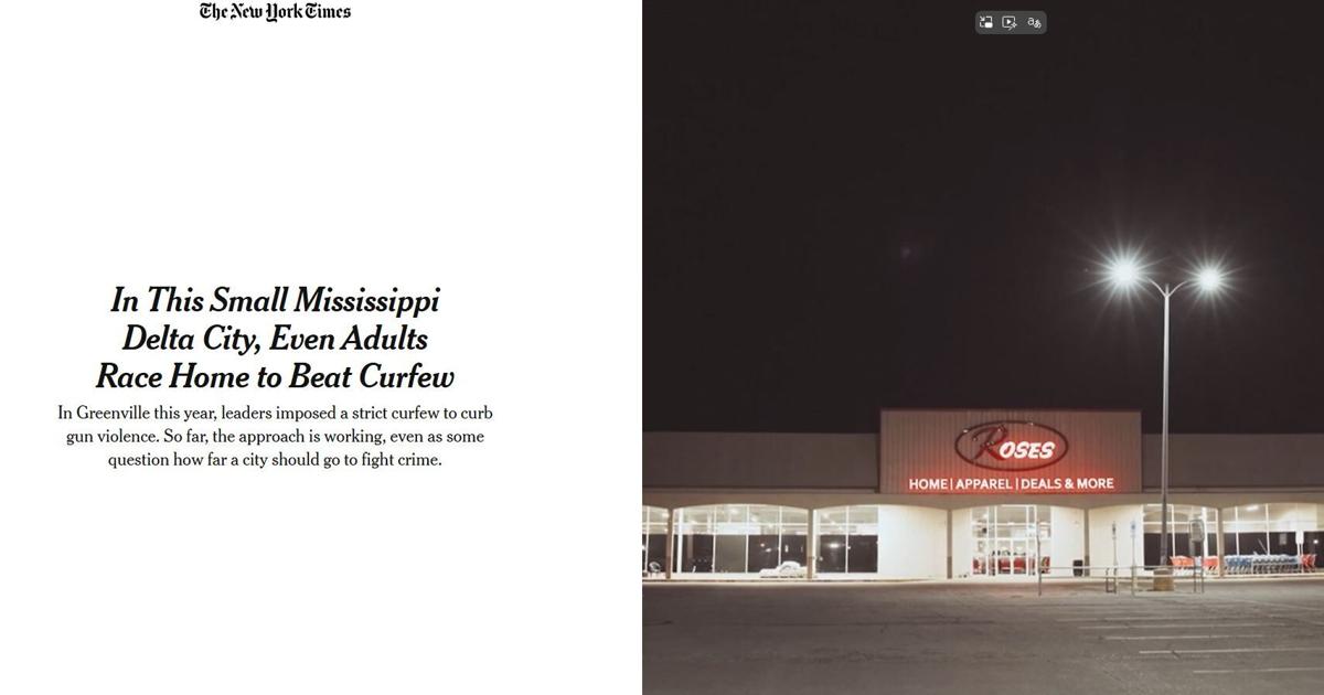 NY Times examines the success of Greenville's curfew to stop crime | News