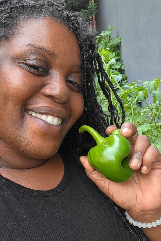 Nakeeta Wills relies on a local garden to help afford groceries. (Photo courtesy of Nakeeta Wills)