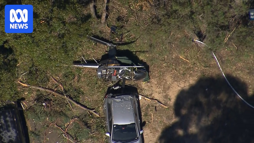 Investigators arrive at site of fatal helicopter crash near Bankstown Airport