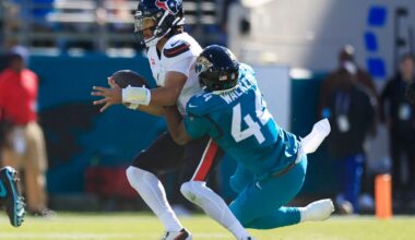 Jaguars injury updates shows Travon Walker (wrist) limited on Thursday