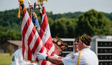 Veterans memorial dedication in New Philadelphia