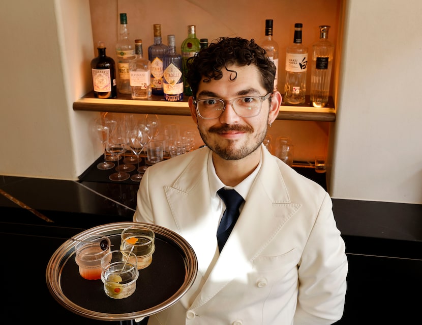 Bar Director Rubén Rolón makes inventive cocktails in a beautiful setting.