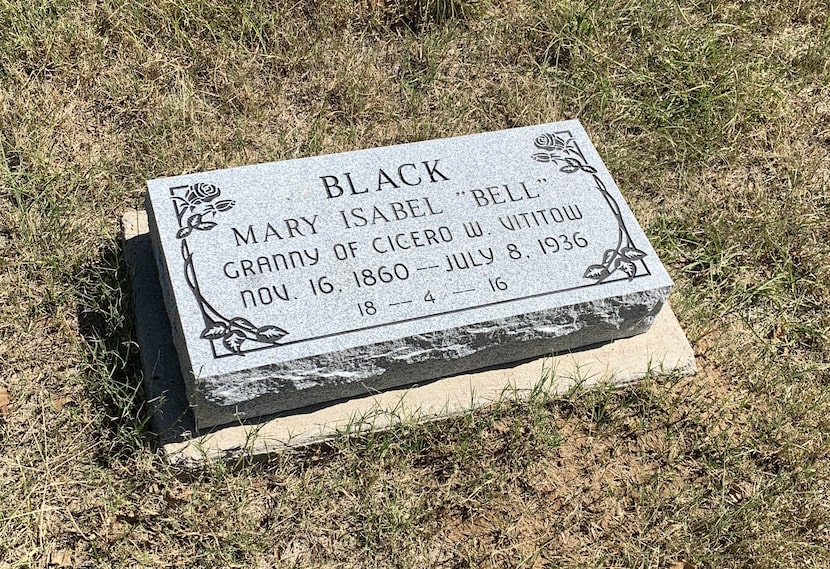 There are but a handful of modern-day grave markers at the Dallas City Cemetery, and this is...