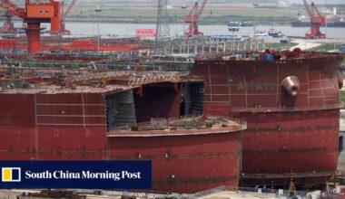 Developing | China-US shipping dispute escalates as Beijing sanctions South Korean giant subsidiaries