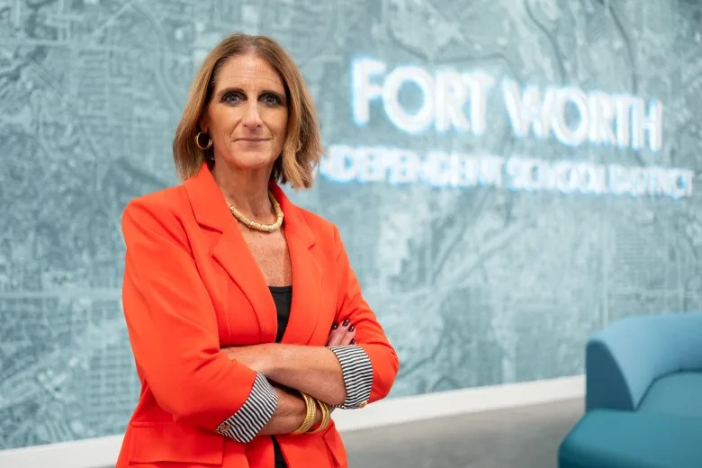 Then-interim Superintendent Karen Molinar Oct. 15, 2024, at the Fort Worth ISD Admin Building.