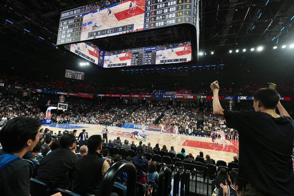Macau’s Venetian Arena hosts the Brooklyn Nets’ clash with the Phoenix Suns on Friday. Photo: Karma Lo