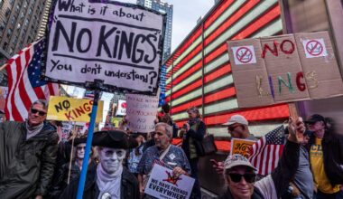 No Kings protests in New York City draw thousands to the streets. See photos - Lohud