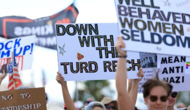 Have a look at what Jacksonville protesters came up with for signs