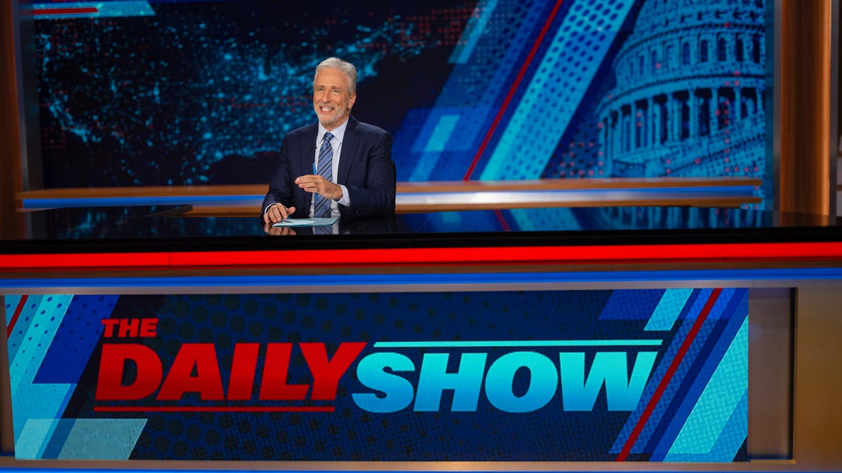 Jon Stewart mocks Fox News, Trump over No Kings protests