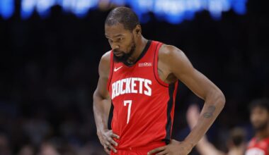 Kevin Durant's Houston Rockets debut spoiled by Oklahoma City Thunder