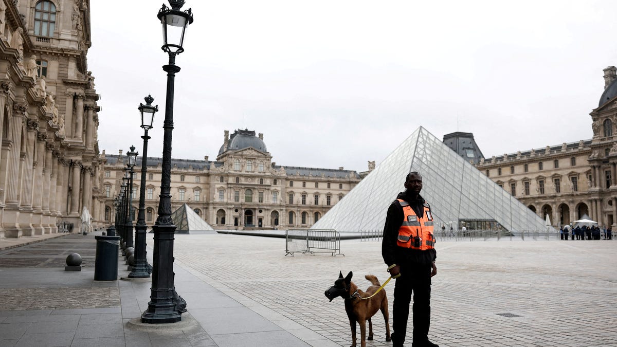 Louvre director blames security camera gaps for brazen jewelry heist