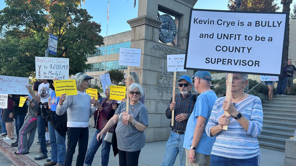 Redding protest after Shasta tries to stop mental health campus plans