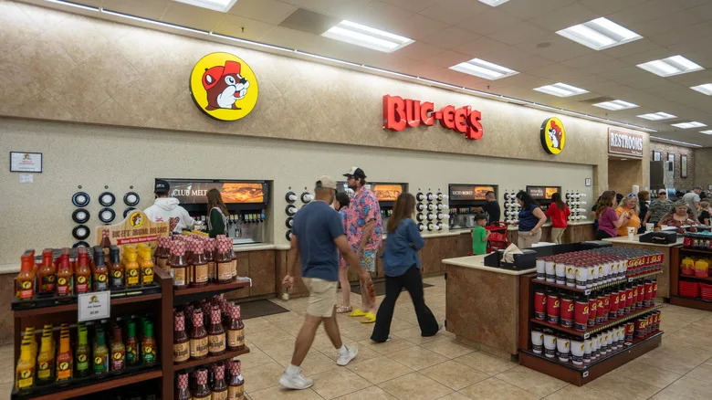 Buc-ee's fountain soda wall