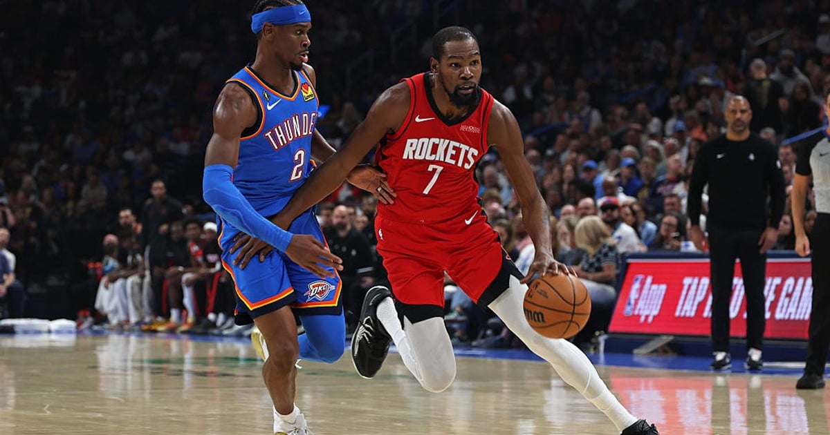 Rockets vs. Thunder live updates: Houston leads OKC 57-51 at the half on opening night of 2025-26 NBA season