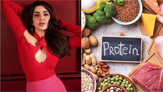 Nutritionist advises that veg protein sources may have higher carbs and fats. Nutritionist advises that veg protein sources may have higher carbs and fats.
