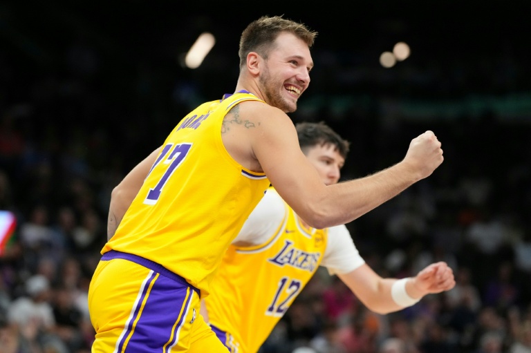 Doncic Anchors Lakers' NBA Title Bid In James's Possible Last Stand