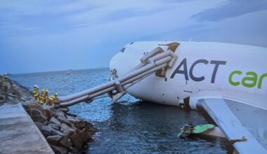 Two killed as cargo plane skids off Hong Kong runway | Aviation News