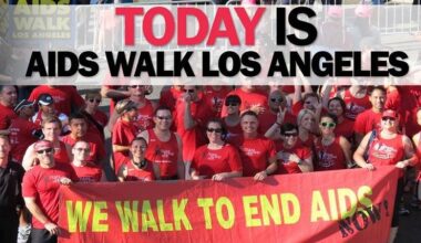 New Urgency Fuels Sunday’s AIDS Walk Los Angeles