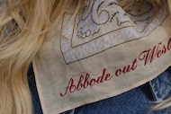 Abbode provides embroidery services to customers. Abbode Out West is the name of its pop-up...