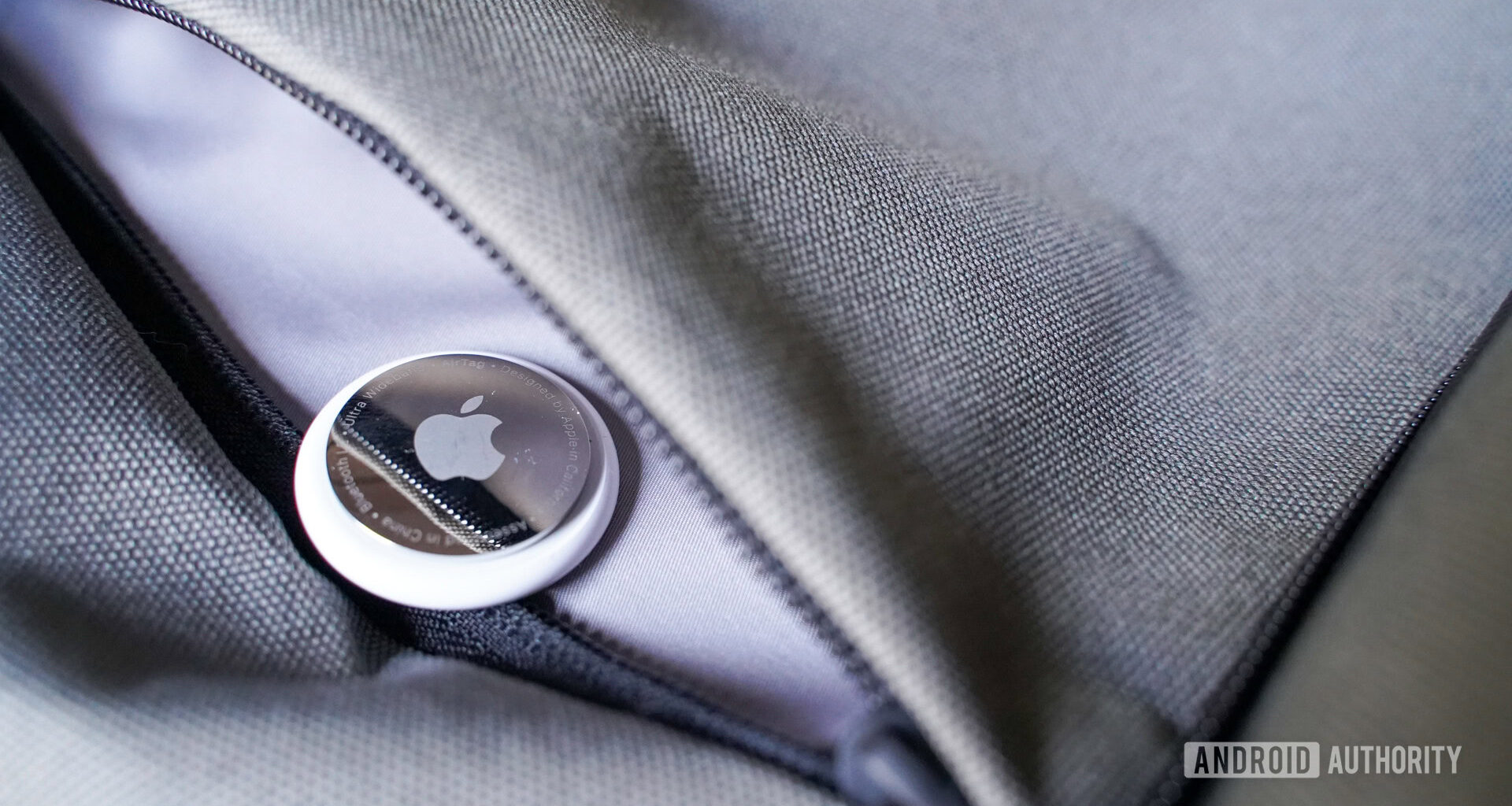 Apple AirTag in backpack