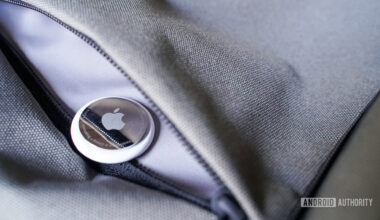 Apple AirTag in backpack