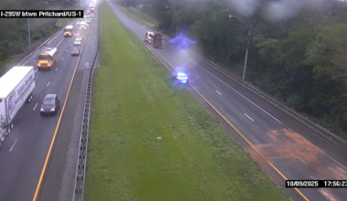 Lanes reopen on I-295 North at Pritchard Road after crash