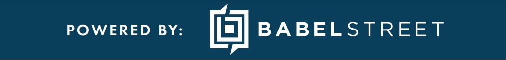 Powered by Babel Street logo